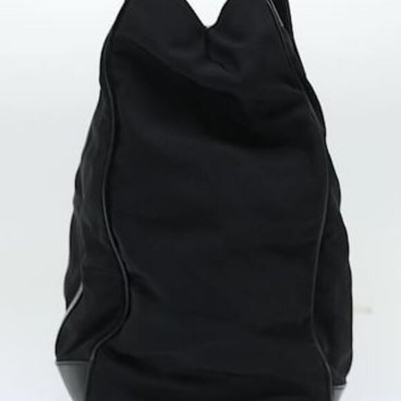 GUCCI Tote Bag Nylon and Leather Black - Picture 4 of 13